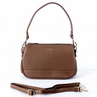 Hnědá kabelka na rameno i crossbody David Jones 7017