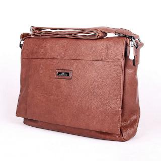 Hnědá velká pánská crossbody taška Charro na formát A4