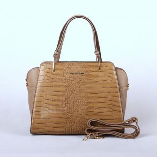 Hnědošedá (velbloudí) kabelka do ruky David Jones CM2716