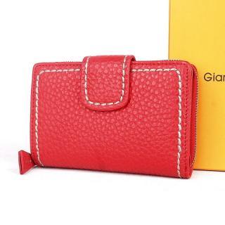 Luxusní kožená peněženka Gianni Conti 2868105 tmavěkorálová