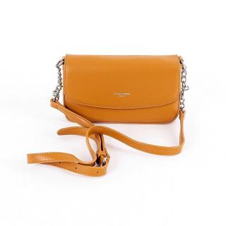 Malá karamelová crossbody kabelka David Jones CM6262A