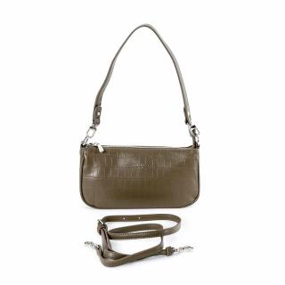 Malá khaki hnědá kabelka na rameno či crossbody David Jones CM6256A