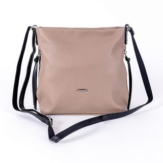 Malá/střední hnědo-šedá crossbody kabelka David Jones 6727-1A