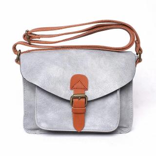 Malá/střední modro-šedá crossbody kabelka FLORA&amp;CO H6788