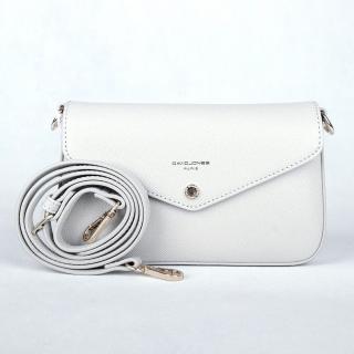 Malá světlešedá crossbody kabelka David Jones CM6120B