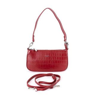 Malá tmavěčervená kabelka na rameno či crossbody David Jones CM6256A
