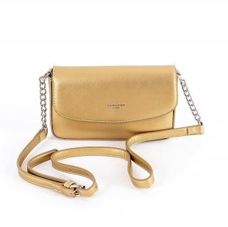 Malá zlatá crossbody kabelka David Jones CM6262A