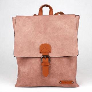 Malý městský růžový batoh FLORA&amp;CO H6771 s obsahem 6l