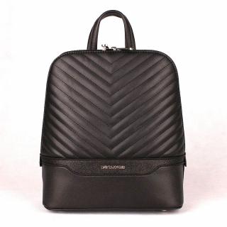 Městský černý batoh David Jones 6220-2 s obsahem cca. 6l