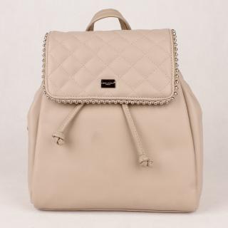 Městský malý hnědošedý batoh David Jones 5932-3 s obsahem cca. 5l