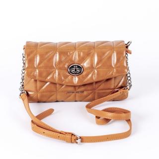 Moderní malá hnědá crossbody kabelka David Jones  6719-1A