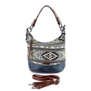 Modrá kabelka na rameno i crossbody David Jones 6651-4