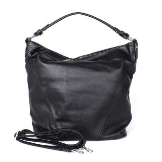 Opravdu velká černá kabelka na rameno i crossbody ROMINA 004