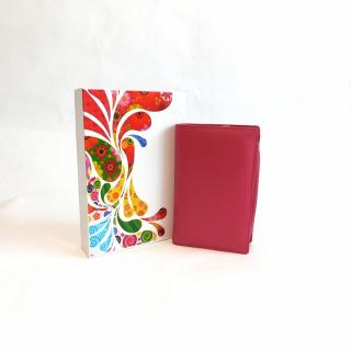 Růžová kožená peněženka Vera Pelle CL401 | Oázakabelek