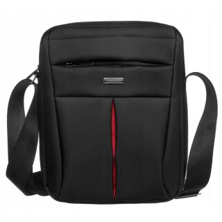 Středně velká černá crossbody taška Peterson no. 202