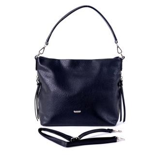 Středně velká černá kabelka na rameno i crossbody David Jones 6727-2A