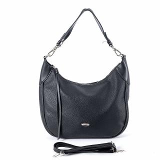 Středně velká černá kabelka na rameno i crossbody David Jones CM6743