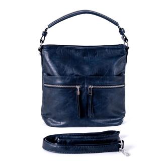 Středně velká modrá kabelka na rameno i crossbody ROMINA &amp; CO D191/22