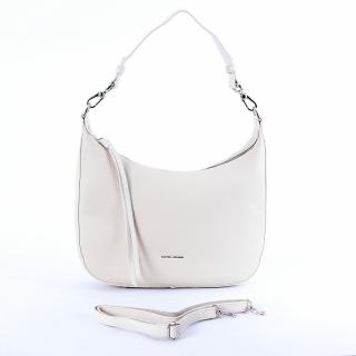 Středně velká slonová kost kabelka na rameno/crossbody David Jones 6901-2