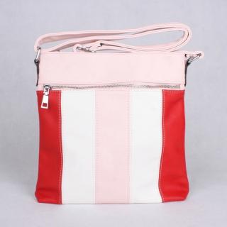 Střední růžová crossbody kabelka ROMINA &amp; CO 313