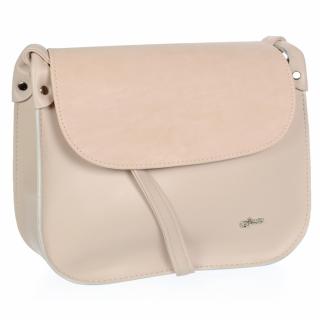 Světlerůžová crossbody kabelka Grosso M293