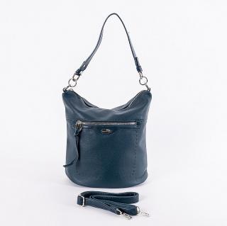 Tmavě tyrkysová kabelka na rameno i crossbody David Jones 6603-2