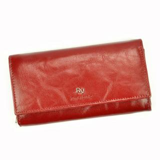 Tmavěčervená kožená peněženka Rovicky 7680155