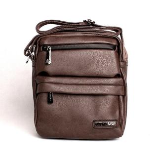 Tmavěhnědá pevnější crossbody taška Antonio Basile no. 17