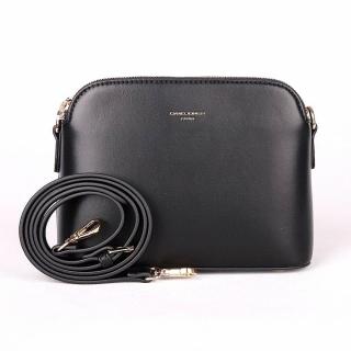 Tříoddílová malá černá crossbody kabelka David Jones CM6938