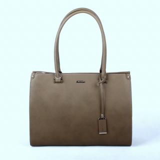 Velká khaki kabelka na rameno David Jones 5524A-2