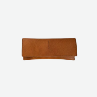 Minimalistická kožená peněženka Foglia - koňaková