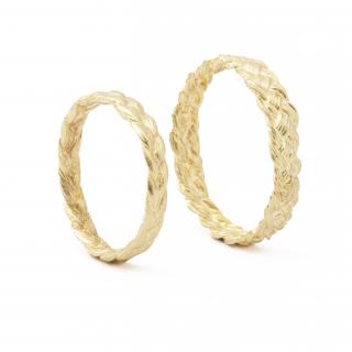 Snubní prsteny tordované č. 5 60, 47