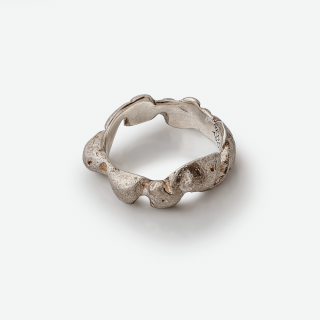 Stříbrný prsten TRAVERTINUM od Michaely Gorcové 53