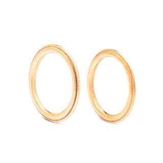 Zlaté snubní prsteny Kruhy 01 od Kristýny Malované 56, 45
