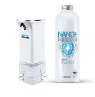 Bezdotykový dávkovač NANO+ včetně dezinfekce 500ml