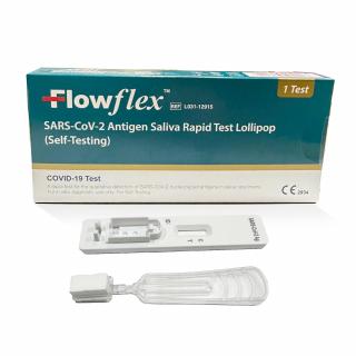 FLOWFLEX-CoV-2 Antigen Slinný Rapid test Lollipop SELFTEST - lízátkový test