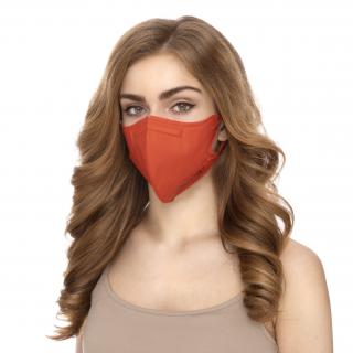 Sada 5ks ČERVENÝ Respirátor BreaSAFE® COMMUNITY MASK FFP2 Velikost: L