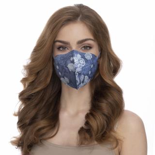 Zdravotnický Český nano respirátor FFP2 - Blue paisley
