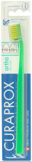 Zubní kartáček CS Ultra Soft 5460 ORTHO Barva rukojeti: Růžová, Barva vláken: Zelená
