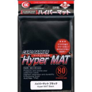 80 KMC Hyper mat Sleeves (Black)