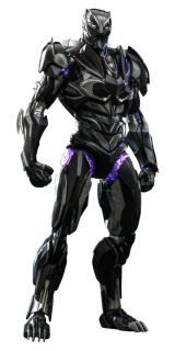 Avengers: Mech Strike Artist Collection Diecast - akční figurka - Black Panther