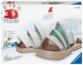 Budova Opery v Sydney - 3D puzzle - 216 dílků