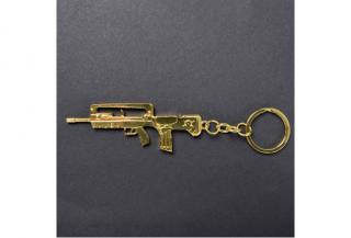 Counter-Strike Fadecase Klíčenka - Famas - 18K Gold