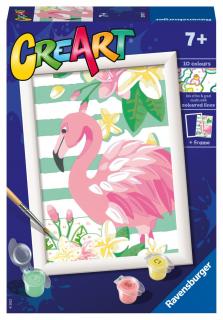CreArt - Růžový plameňák