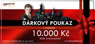 Dárkový poukaz - motiv Harry Potter Hodnota: 10000