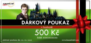 Dárkový poukaz - motiv Harry Potter Hodnota: 500