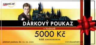 Dárkový poukaz - motiv Harry Potter Hodnota: 5000