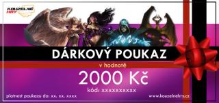 Dárkový poukaz - motiv Magic Hodnota: 2000