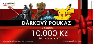 Dárkový poukaz - motiv Mix Hrdinů Hodnota: 10000