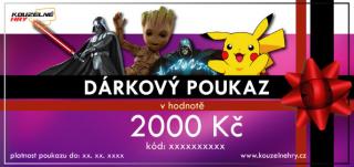 Dárkový poukaz - motiv Mix Hrdinů Hodnota: 2000